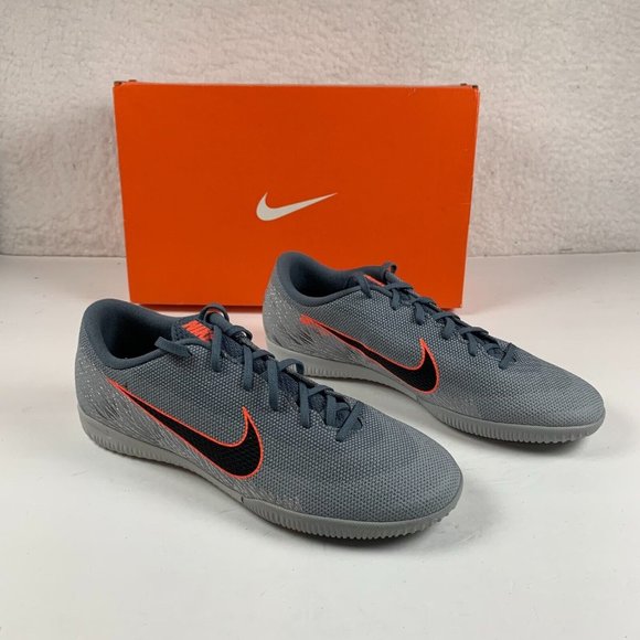 Nike Vapor 12 Academy Indoor Court‎ Men's Shoes Size 6 Black-Wolf Grey Nib S0381 - Picture 1 of 9